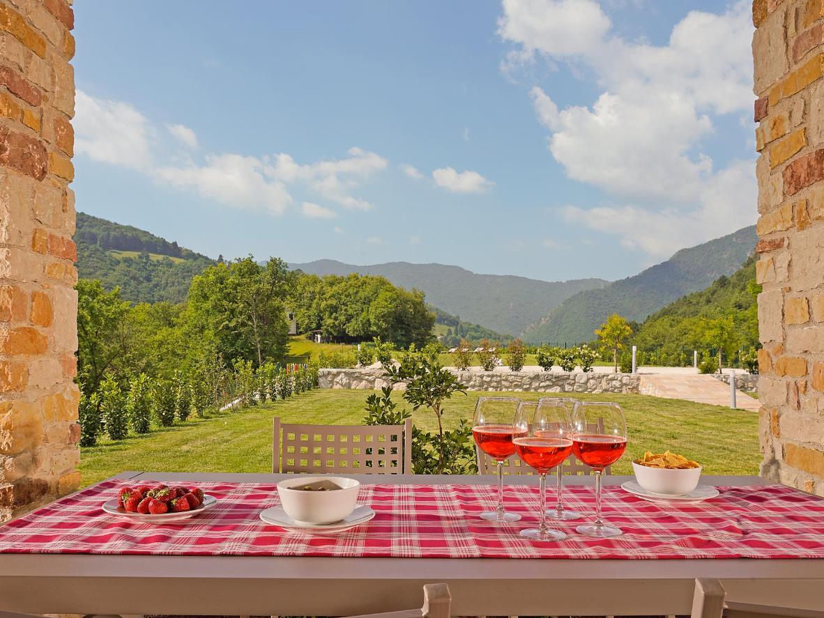 Soak up the sun with an aperitivo on this apartment’s private terrace