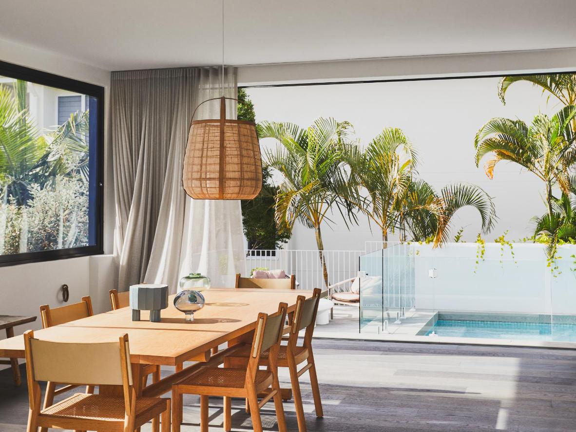 Discover a Greek-style villa where the allure of Mykonos meets Sunshine Beach