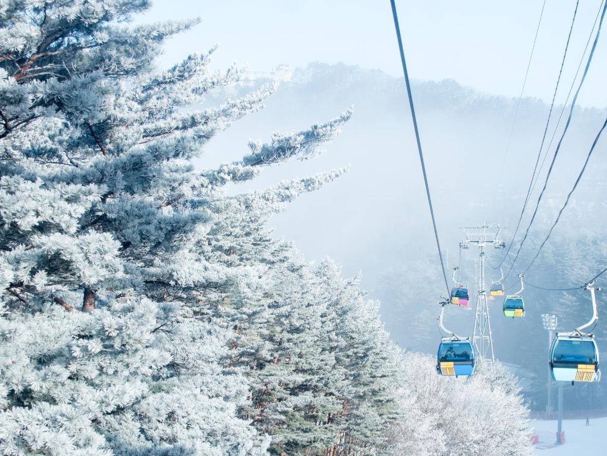 Elysian Gangchon is the only South Korean ski resort that’s reachable by subway from Seoul