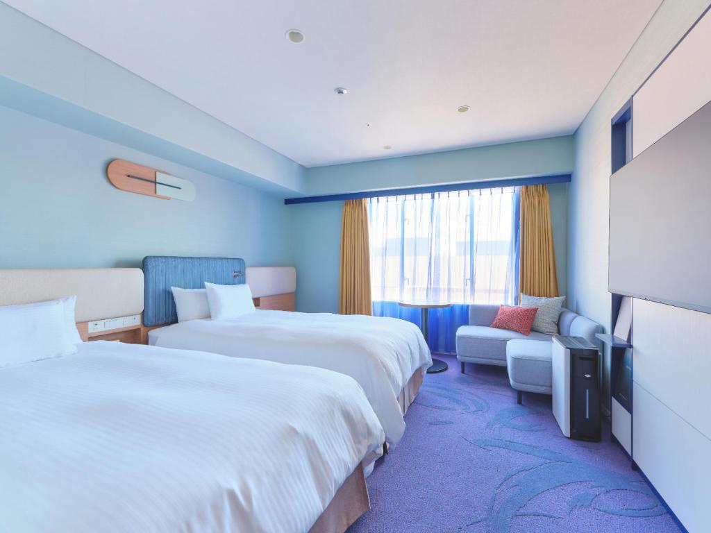 Una delle camere all'Hotel Miyako Hachijo a Kyoto - credit ph: Booking.com