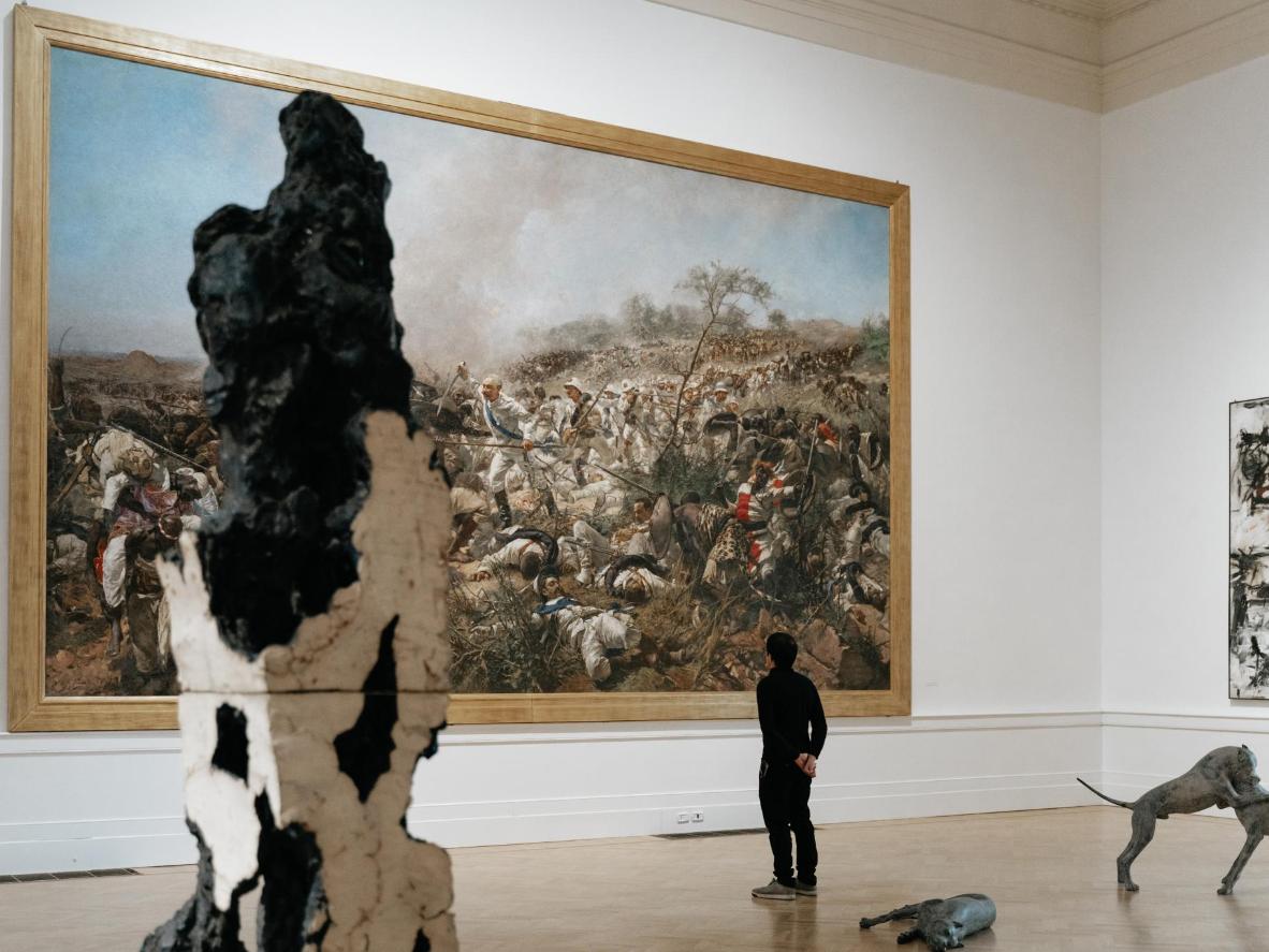 This gallery showcases art ranging from neoclassical to modern