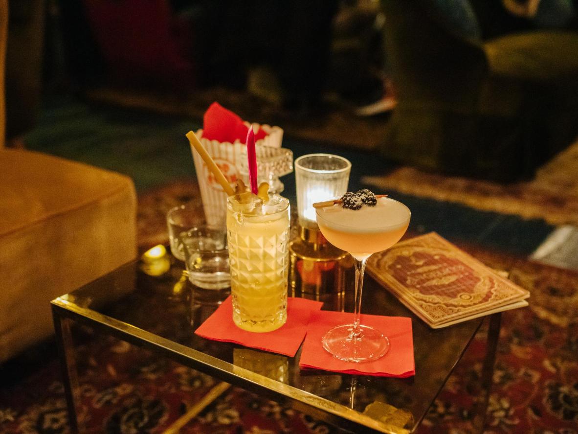 Stop by this swanky speakeasy for an after-dinner cocktail