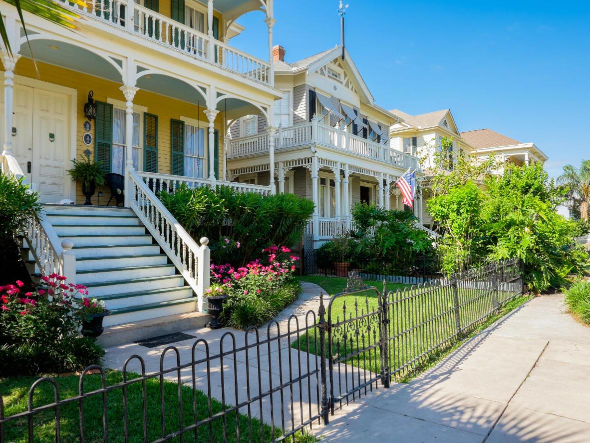 Stroll through the historic district admiring the architecture in Galveston, Texas 