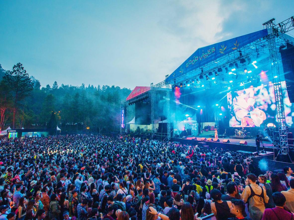 Gourmet food and world-acclaimed music acts at Good Vibes Festival. (Image credit: ©All Is Amazing)