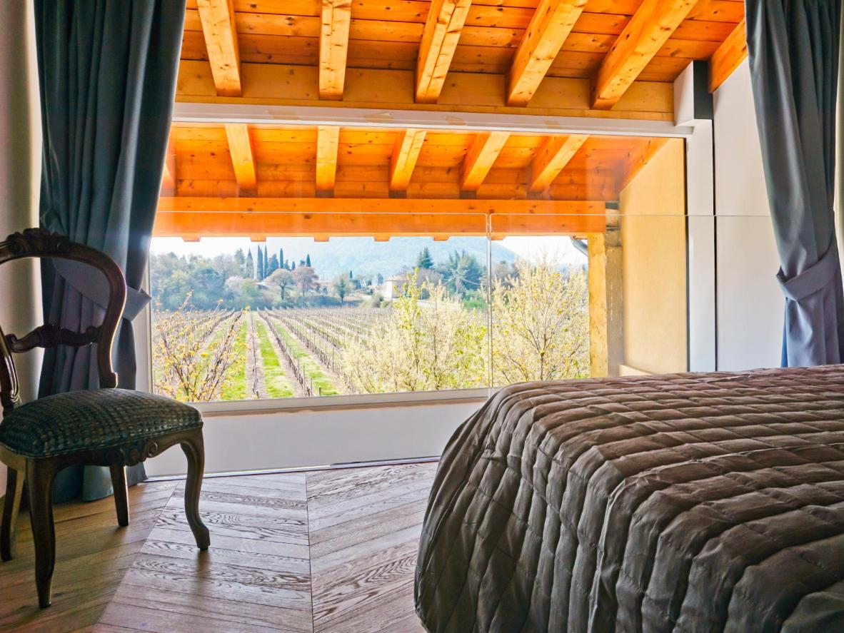 Book yourself a suite with amazing vineyard views
