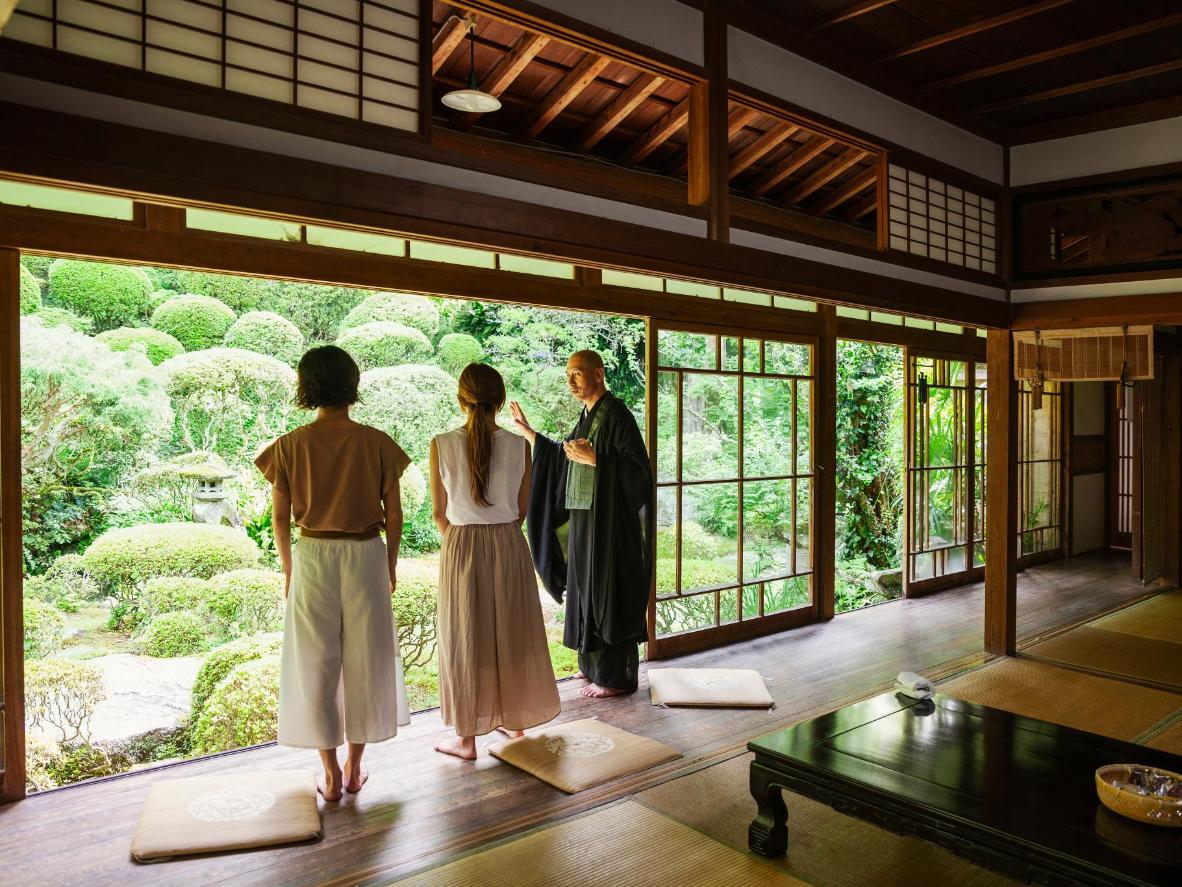 Seek peace of mind staying in a Japanese temple