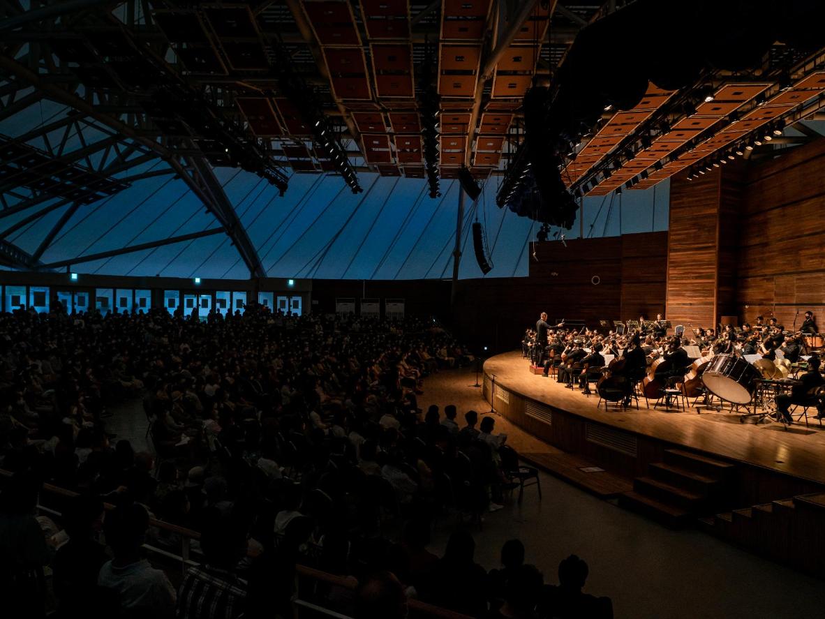 A captivated audience listens to classical music in PyeongChang. (Image credit: Music in PyeongChang / 평창대관령음악제 운영실)