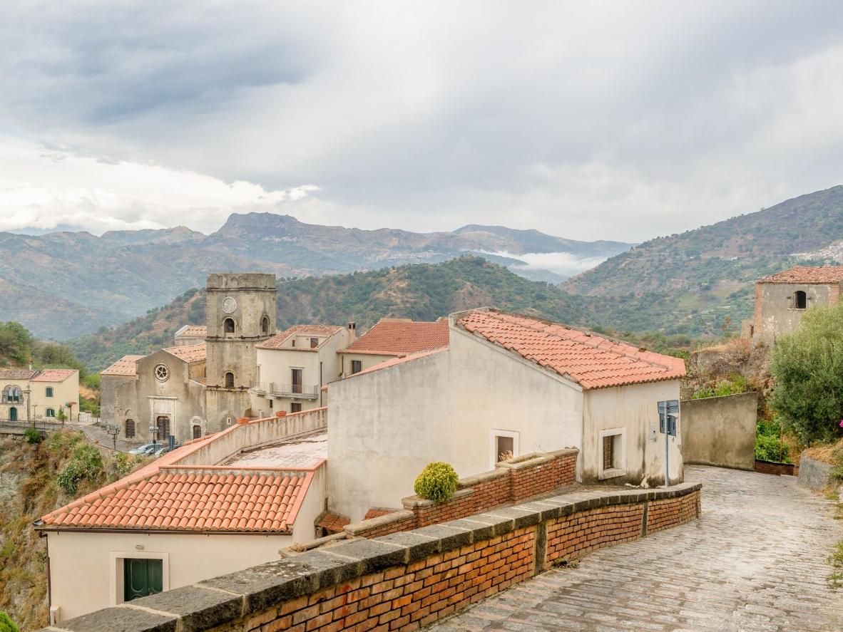 While walking the Magna Via Francigena, visit Savoca in Sicily where The Godfather was filmed
