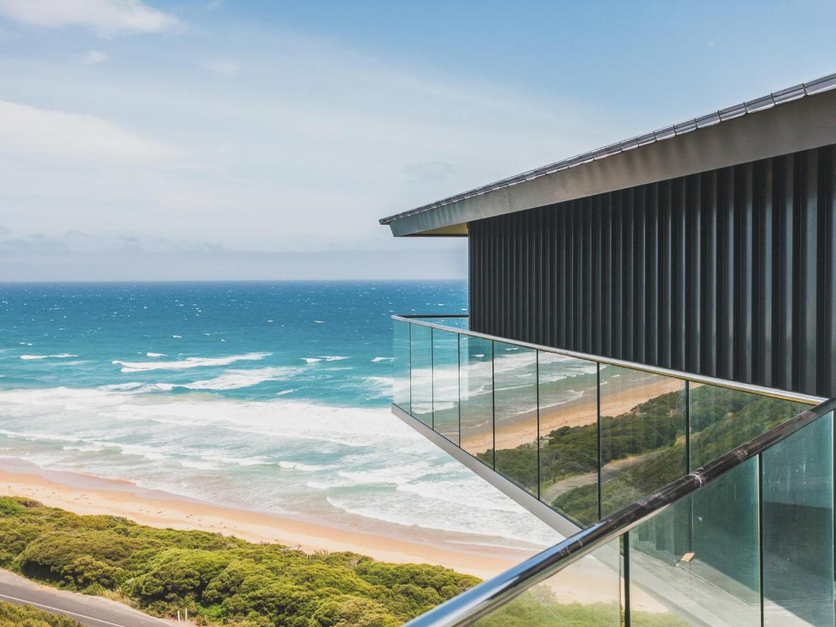 The Pole House is the ultimate coastal retreat, offering breathtaking views of the Great Ocean Road