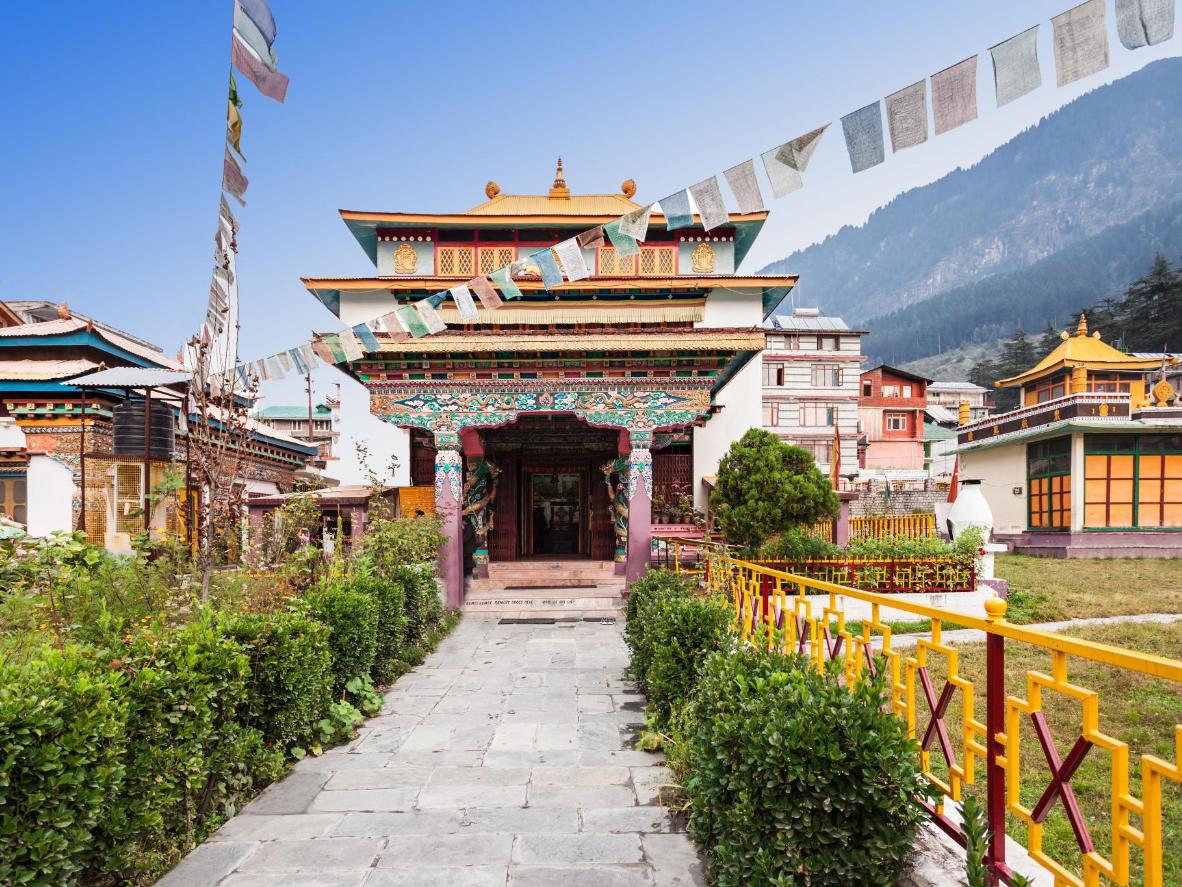 Feel the spirituality of the Tsuglagkhang Complex (also known as the Dalai Lama Temple Complex)