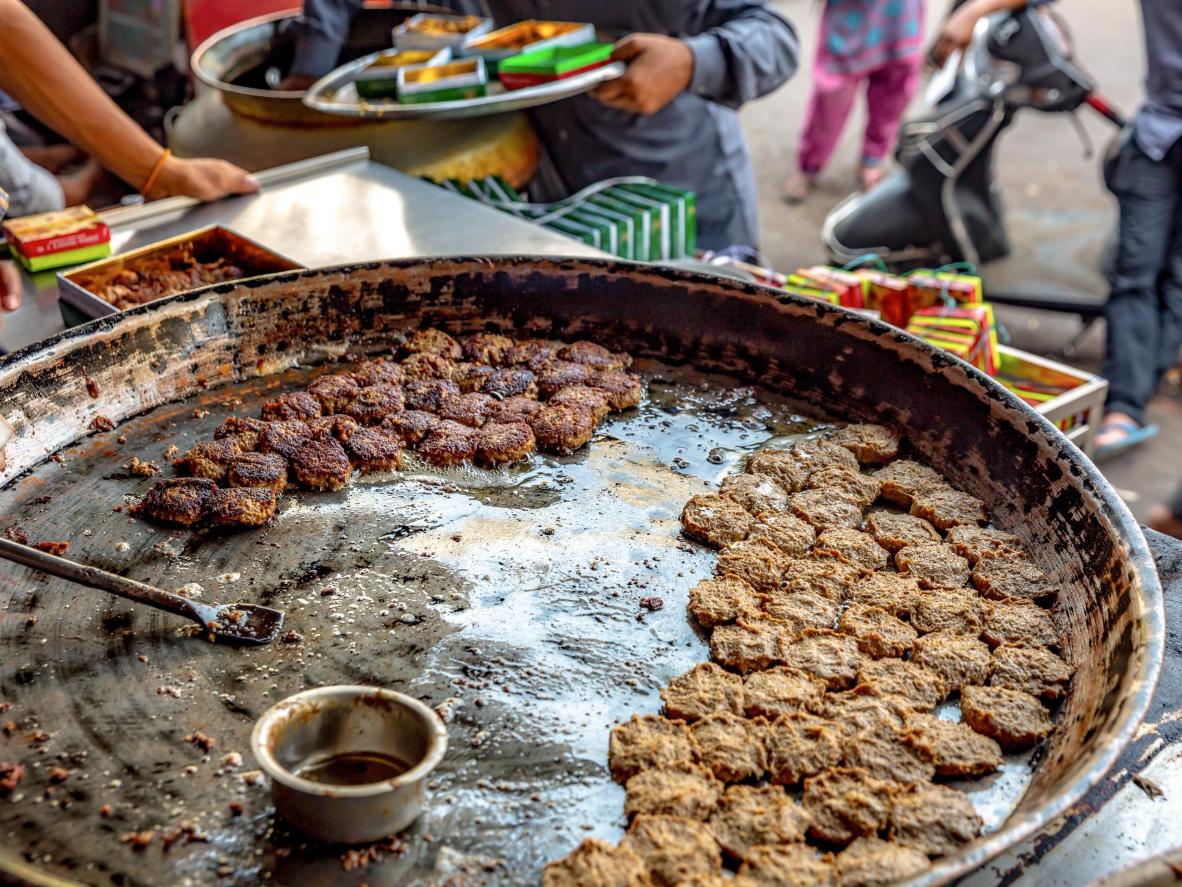 While In Lucknow, try a galouti kebab – a speciality of the city