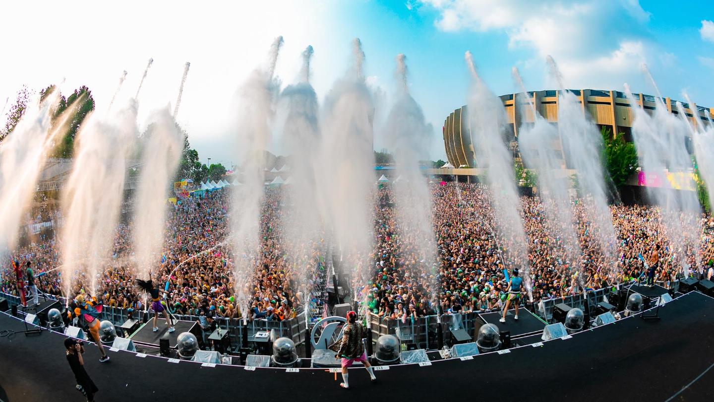 Things get wet and wild at Waterbomb Festival. (Image credit: WATERBOMB)
