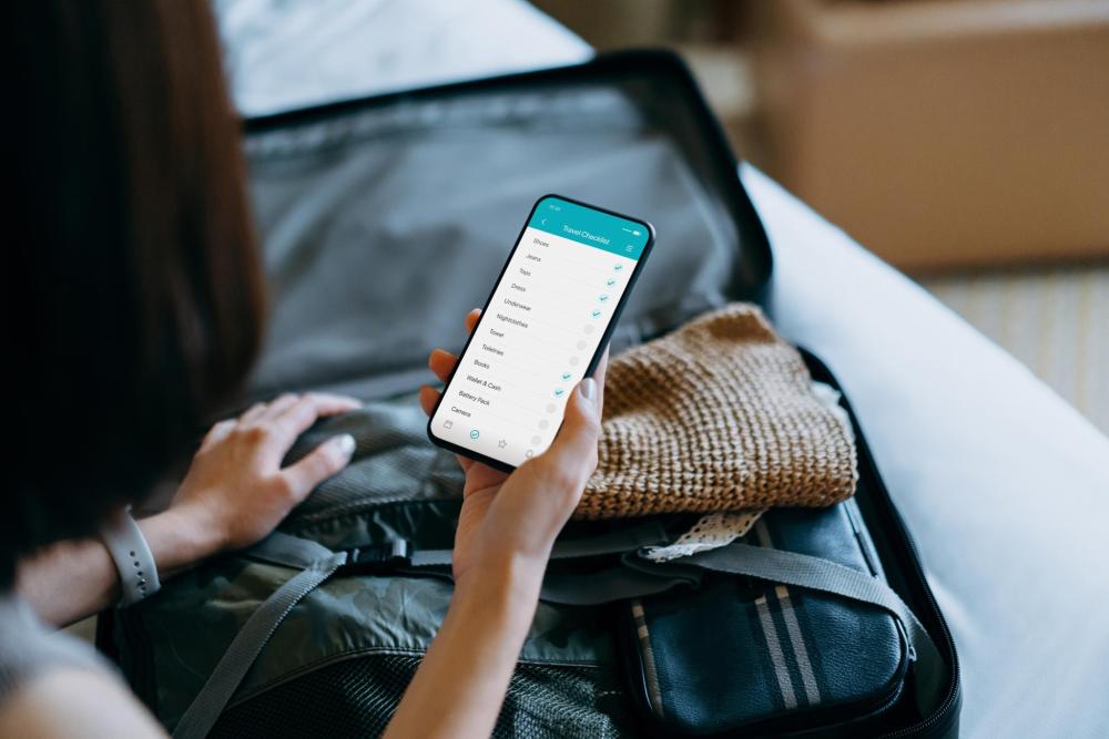 Make a digital packing list