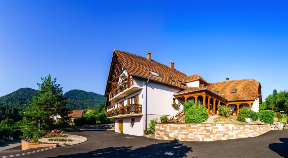 Traditional guest house in a scenic countryside setting