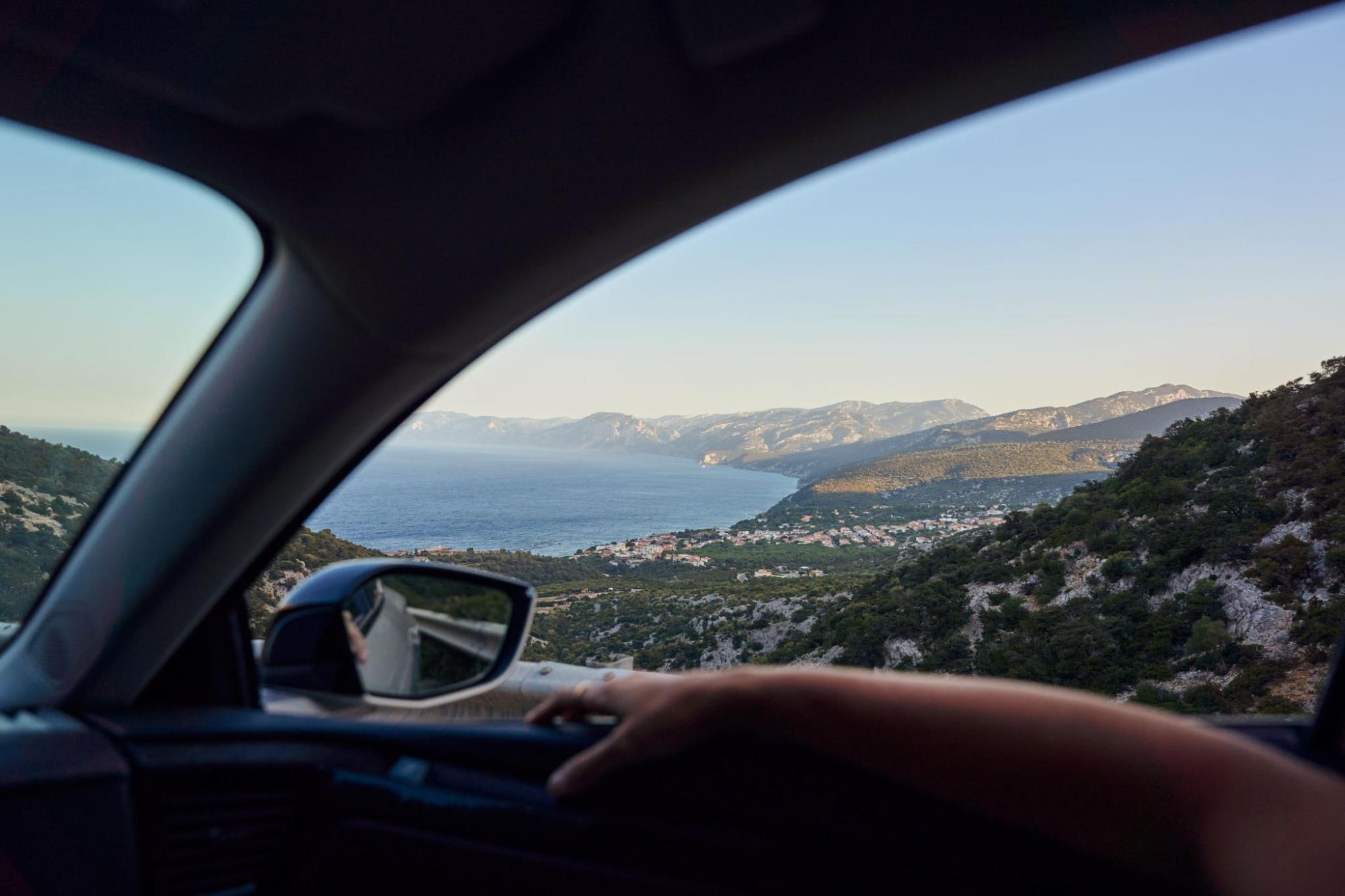 Panoramic view of a coastal landscape